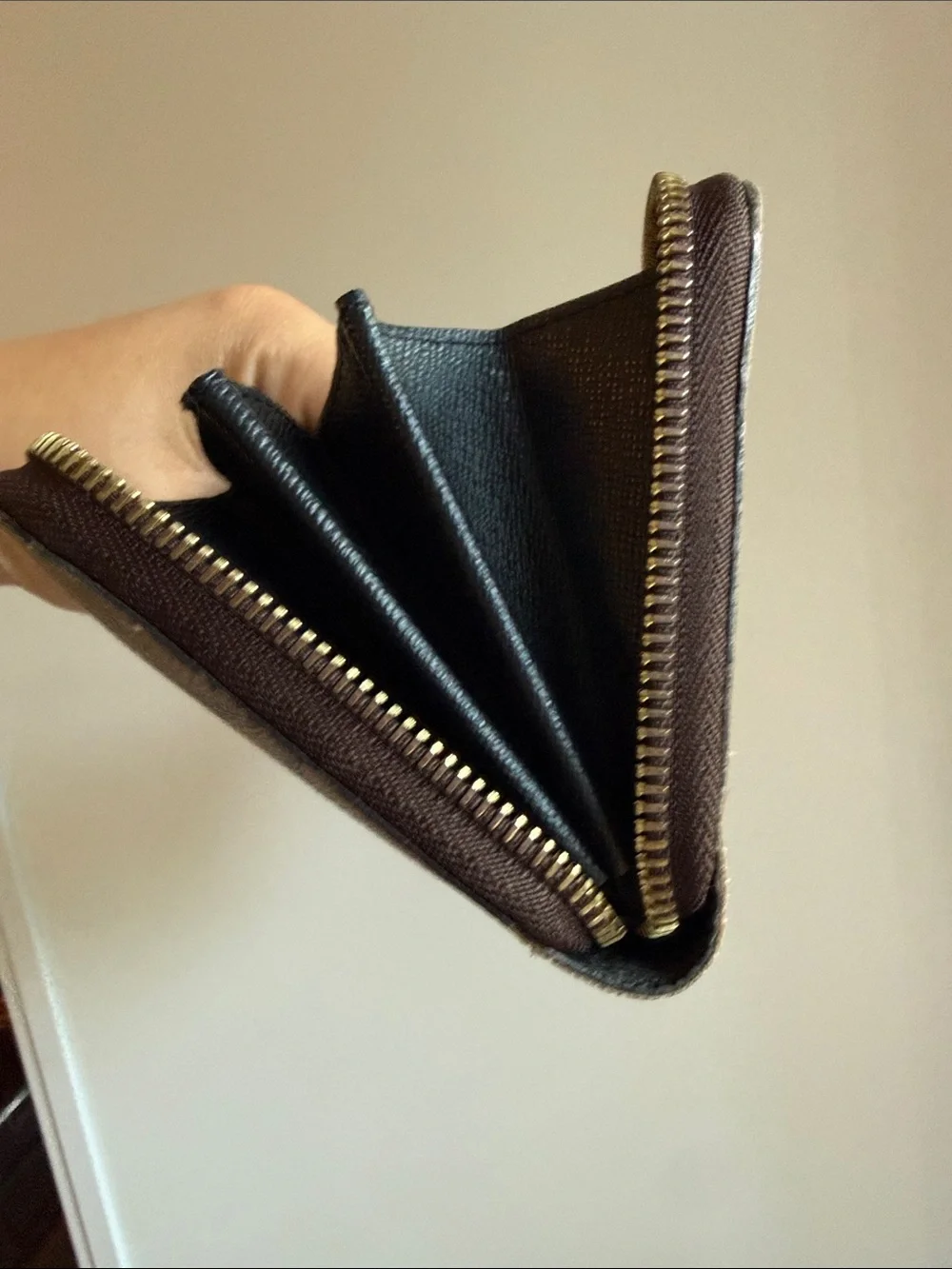 LOUIS VUITTON Giant Monogram Reverse Zippy Wallet